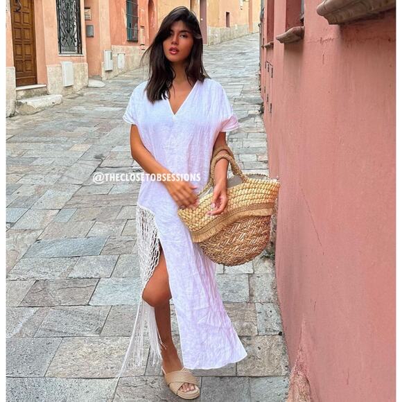 ZARA BLOGGER FAVE!!! Linen Midi Dress NWT LAST ONE!!! - Picture 11 of 16